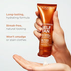 Clarins Self Tanning Milky Lotion | Self Tanner For Face and Body | Natural, Long-Lasting, Streak-Free, Sun-Kissed Glow and 24-Hour Hydration* | Non-Staining | Contains Glycerin | 4.2 Ounces