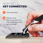 Dollar Shave Club | The Guest Pass Shave Set | 2 Extra Close Refill Cartridges, 1 Handle (Blue), 1 Razor Cover