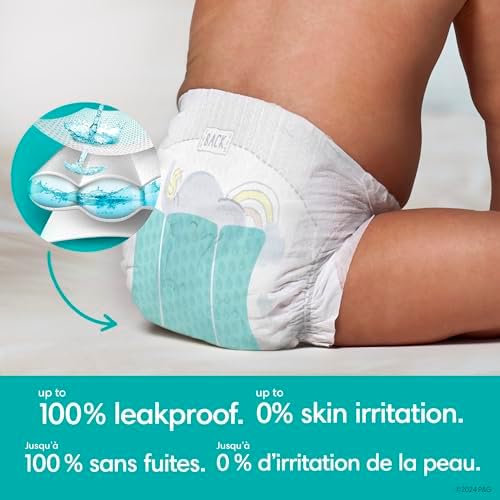 Pampers Swaddlers Diapers Preemie - Size P1, 27 Count, Ultra Soft Disposable Baby Diapers (Pack of 4)