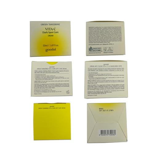 GOODAL Green Tangerine Vitamin C Cream 1.70 fl oz (Advanced Version)