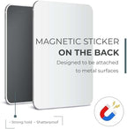 Mavoro Magnetic Locker Mirror | 7x9in Acrylic Mirror - Unbreakable Mirror | Sleek Frameless Mirror | Glassless Safety Kids Mirror (1 Pack)