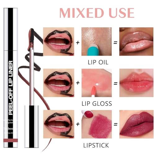 Astora Peel off Lip Stain, Astora Lip Stain Peel Off, Astora Peel off Lip Liner Stain, Matte | Long Lasting | Waterproof | Smudge-Proof | Non-stick Cup for All Skin Types (1Set)