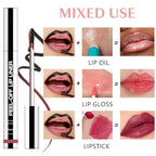 Timbersonic Lip Stain Peel Off, Timbersonic Peel off Lip Liner Stain, 8 Colors Lip Stain Peel off Tint Tattoo Color Waterproof Long-Lasting, No Smudging, Non-Stick Cup (#03)