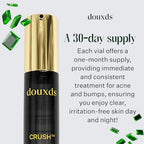 douxds CRUSH™ Instant Face Bump Serum, Acne Treatment for Clear Skin and Fast Healing, Natural Razor Bump Treatment, Acne Treatment, Ingrown Hair, Men’s Skincare, 50 ml