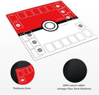 Playmat for Trading Card Game – 2-Player Trainer Mat with 31 Damage Counters and Professional Storage Bag