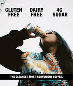 Loco Coffee Churro Oat Milk Latte Cold Brew Coffee [Churro] 11 Ounce Can, 12 Count | Medium Roast, 180mg Caffeine | Gluten Free and Dairy Free | Low Sugar, Low Calorie Iced Coffee