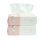 Careboree Extra Thick Dry Wipe, Disposable Face Drying Towel 100% Cotton, Lint-Free Cotton Tissues (2 Pack)