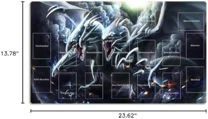 New Playmat Blue-Eyes Ultimate Dragon Mouse Pad TCG CCG Trading Card Game Mat + Free Bag (ZD014-106)