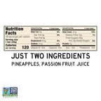 South 40 Snacks Tropical Pineapple Passionfruit Fruit Bar, just 2 Ingredients, Real Dried Fruit Leather (35g Bar, Pack of 18)