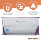 MatShield Purple, Durable Playmat Case - Compatible with Magic The Gathering, MTG Play Mat Tube - MTG Accessories - Premium Satin with Fabric Interior, Magnet Snap Closure