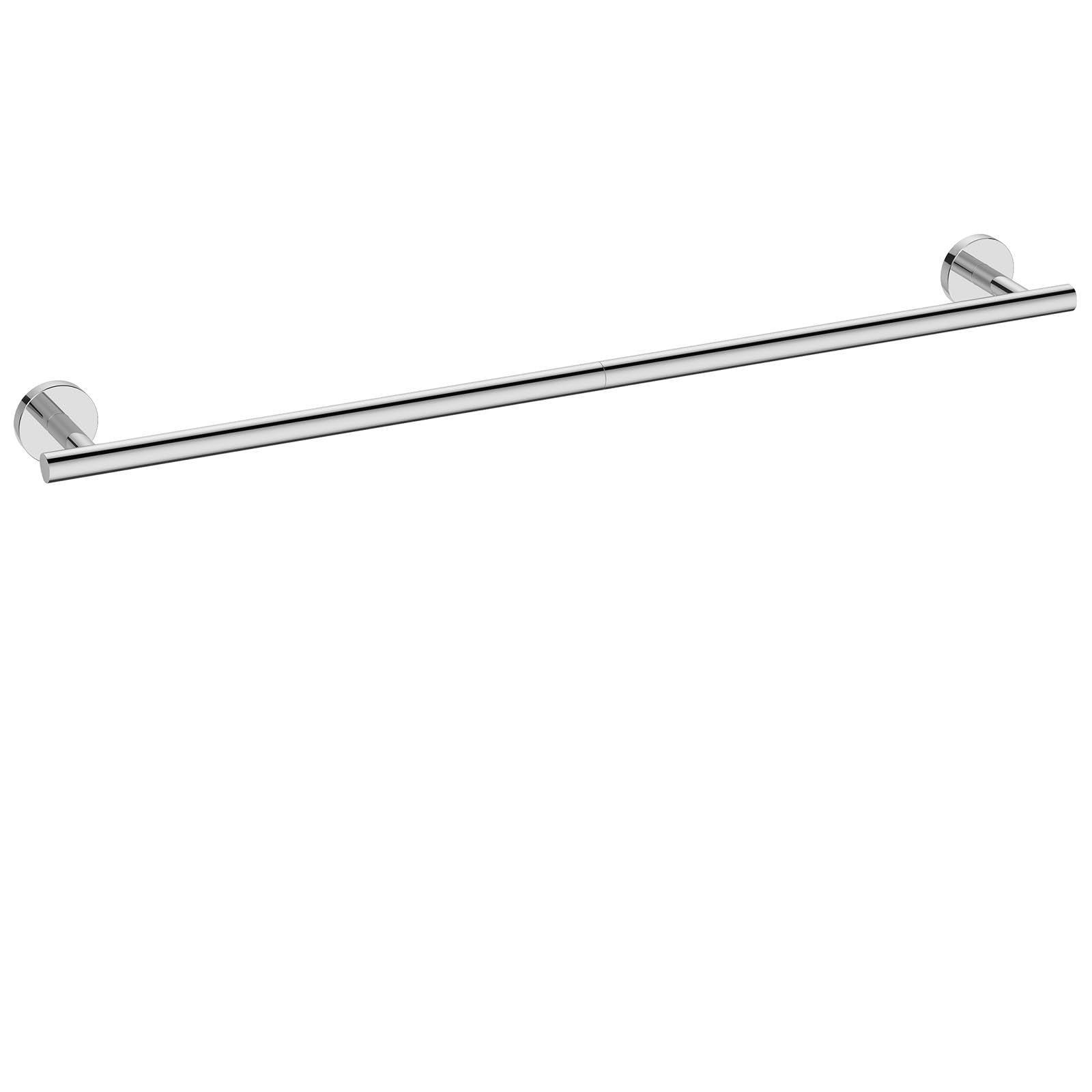 USHOWER Polished Chrome Bath Towel Bar, 30-Inch Towel Rack for Bathroom Wall-Mounted, Thicken SUS304 Stainless Steel Towel Rod (Total Length 32-Inch)