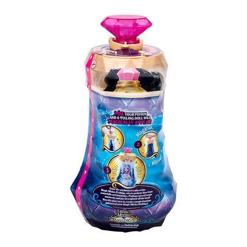 Magic Mixies Amber Dragon. Magically Reveal a 6.5" Pixling Doll Inside a Potion Bottle. Mix a Magic Potion to Create Your Pixling