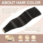 Tape in Hair Extensions Human Hair 12 Inch Human Hair Tape in Extensions 20Pcs Natural Black Remy Tape in Hair Extensions Human Hair for Women Invisible Tape in Hair Extensions Real Human Hair