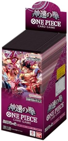 BANDAI ONE Piece Card Game, Fist of God Speed (OP-11) Booster Box - 24 Packs