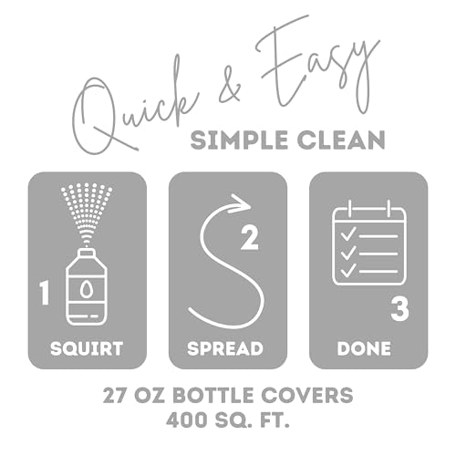 Quick Shine Hardwood Floor Luster-Polish 27oz-2pk | Plant-Derived w/Carnauba | Safer Choice, No PFAS, pH Neutral | Ready to Use Formula w/Anti-Slip Technology | Simply Squirt & Spread | Made in USA