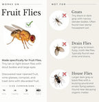 Wondercide - Fruit Fly Traps for Indoors - Fruit Fly Killer - Pet and People Safe - Made in USA & Plant Based - 5.4 oz - 2 Pack