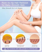 Roll On Wax kit,Waxing Kit for Sensitive Skin, Wax Roller, Roll On Wax Warmer for Hair Removal,at Home Waxing Kit for Women men,Soft Wax Heater for Larger Areas of the Body(pink)