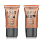 Pack of 2 NYX Born to Glow! Liquid Illuminator, Pure Gold LI03