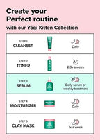 I DEW CARE Korean Heartleaf Serum for blemish prone skin- Juicy Kitten | Green Juice for Face, Glass Skin with Niacinamide, Kale, Moringa Seed, Willow Bark Extarct, 1.01 FL Oz