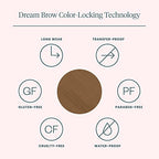 Wonderskin Dream Brow Eye Brow Gel, Long Lasting Eyebrow Gel, Waterproof, Transfer Proof Tinted Filler Eyebrow Mascara (Brunette)