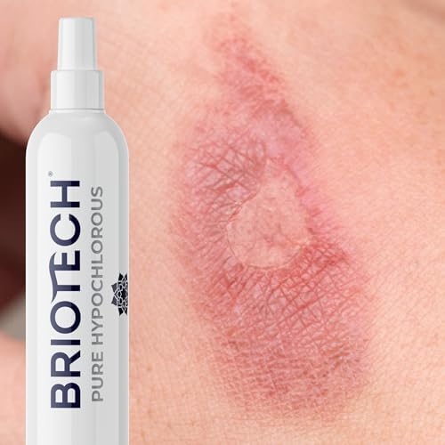 BRIOTECH Pure Hypochlorous Acid Spray and Cleanser, Original Premium HOCl Topical Solution, Multi-Purpose Cleaner, Family Approved & Pet Friendly, 8 fl oz