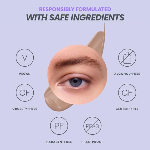 Wonderskin Eyebrow Tint - Wonder Blading Brow Stain & Go Masque, Long Lasting Brow Tint, Transfer Proof and Smudge Proof Eyebrow Stain (Blonde)