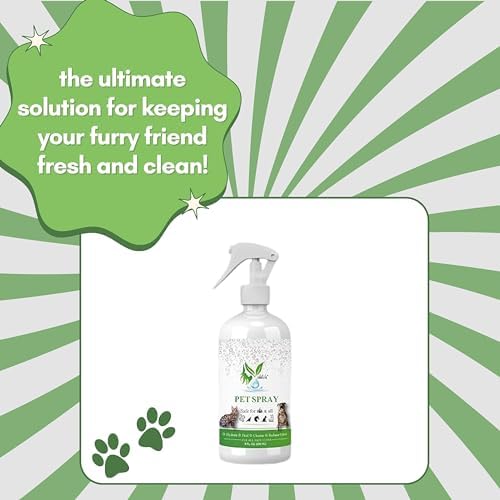 VoilaVe HOCL Spray for Dogs & Cats - Hypochlorous Acid Spray for Pets, Antiseptic Spray - Dog Wound Spray for Skin Irritation, Itch Relief, Infection, Allergy, Rashes - Safe for All Animals - 8 OZ