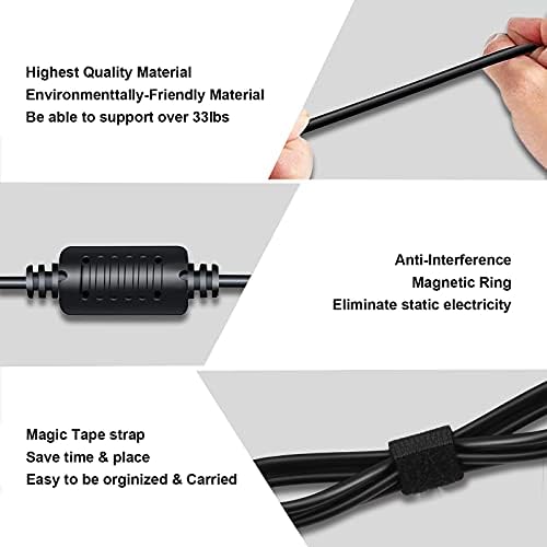 IEFUU 65W 45W Charger Compatible with Dell Inspiron 11/13/14/15/17 3000 5000 7000 Series(3583 3593 5570) ，Latitude E5450 XPS 13 - 65 Watt 45 Watt AC 2-in-1