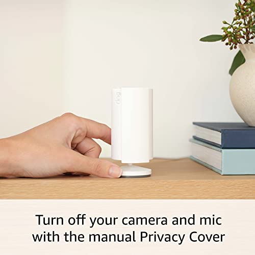 Ring Indoor Cam (newest model) — Home or business security in 1080p HD video, Black