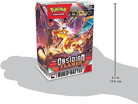 Pokemon Scarlet & Violet SV03 Obsidian Flames Build & Battle Box - 4 Packs