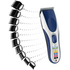 CR8GR8 for Wahl Clipper Guards Set, 10 Pcs Compatible with Wahl Guards for Clippers from 1/16” to 1”, Universal Barber Guards with Metal Clip fits for All Wahl Clippers Combs #3170-400, Black