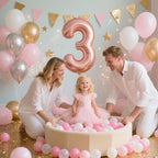 GOGOSO Ball Pit Balls for Toddler, Baby Plastic Playballs Kids Soft Pastel Pelotas Non-Toxic BPA-Free 2pink+White+Clear 1000 Balls