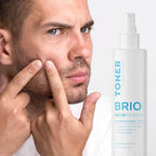 BRIOTECH Skin Renew Toner, Hypochlorous Acid Spray Topical Skin Spray for Face and Skin, Minimize Appearance of Blemishes, Soothing Mist for Redness & Bumps, Stocking Stuffer, 4 fl oz ea, 2 ct
