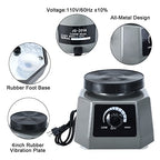 NORJIN 4 Inch Lab Vibrator, Round Shaker Oscillator Gypsum Mixing Machine 110V/100W Lab Equipment