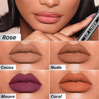 Lip Liner, Lip Liner Stain Peel off, Waterproof & Long Lasting Peel Lip Stain Non-Stick Cup, Enhancing Complexion & Nourishing for All Skin Types, Create A Natural Lip Color (Coral, 1 Count)