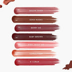 Mented Cosmetics Lip Gloss for Women Tinted Lip Balm Stain, Long Lasting Buildable Moisturizing Lipgloss Lipstick Topper, Made in USA, Cruelty Free Vegan Makeup, Mauve Over