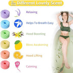 Bath Bombs Blow Bubbles, shea Butter Dry Skin,Moisturize,Bath Gift Set for Women,Organic Bath Ball for Boys and Girls,6pcs Lemon