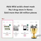 Abib Mild acidic pH sheet mask Heartleaf Fit 30ml (10pcs)
