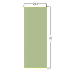Eunzel Hot Yoga Towel Non Slip Yoga Mat Towel Non-Slip Sweat Absorbent Microfiber Towel for Hot Yoga, Pilates and Workout 72" x 26.5", Olive