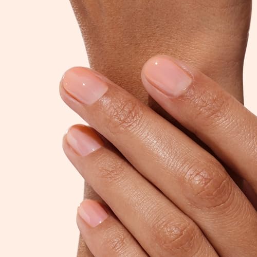 Manucurist Active Glow™ Raspberry Nail Polish & Care - Ultra-Glowy 2 in 1 Nail Concealer & Care - Plant-Based Ingredients: Sweet Almond Oil, Raspberry for Nourished Nail Rosy Mirror-Like Shine