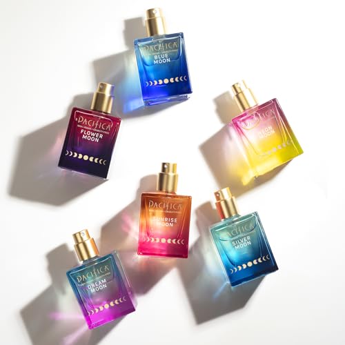 Pacifica Dream Moon Womens Spray Perfume 1 fl oz ��� Long-Lasting Floral Woody Fragrance for Her - Rose, Patchouli, Sandalwood ��� 100% Vegan, Cruelty-Free, Phthalate-Free Fragrance