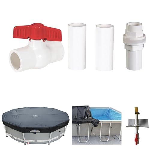 SIHAIAN Fixed Component Kit for SIHAIAN Pool Cover(Hard Surfaces), Combination of Both Can be Used to In-ground Pool, Canopy, Round Pool, Backyard Shade, Hot Tub