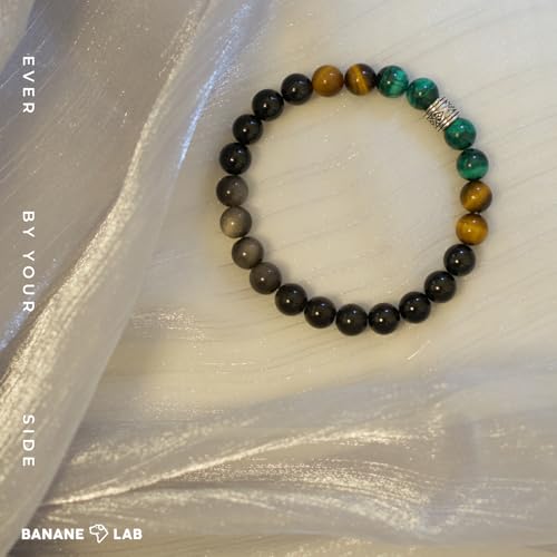 BANANE LAB - Circle of Protection - Multi-Protection - Comprehensive Protection & Inner Strength - Handmade Stretch Jewelry for Men & Women - All-Round Protection Gift - Unique Upgraded Design