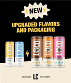 Loco Coffee Cake Oat Milk Latte Cold Brew Coffee [Cake] 11 Ounce Can, 12 Count | Medium Roast, 180mg Caffeine | Gluten Free and Dairy Free | Low Sugar, Low Calorie Iced Coffee