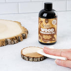 SCORCH MARKER Cutting Board Oil - Food Safe Butcher Block & Wood Finishing Oil Conditioner, Made with Food Grade MCT Oil, for Kitchen Utensils & Wood Crafts, Mineral Oil-Free (8OZ)