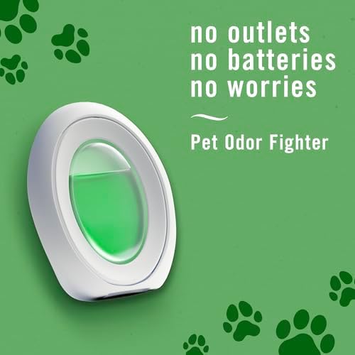 Febreze Small Spaces Air Freshener, Odor-Fighting, Plug In Alternative, Air Fresheners for Home and Bathroom and Kitchen, Closet Air Fresheners, Heavy Duty Pet Scent, 4 Count