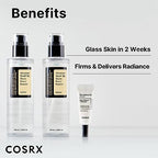 COSRX Glass Skin Starter Set, Advanced Snail 96 Mucin Power Essence (1.69 fl.oz*2) & Retinol 0.1 Cream Mini (0.1 oz), Daily Hydrating & Firming Skincare Kit for Beginners, Gift Set, Korean Skincare
