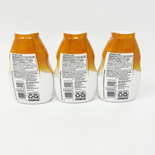 Great Value Orange Blast Drink Enhancer, 3.11 fl oz Bottle (3 Pack)