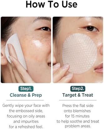 P.CALM Barrier Cycle Toner Pad – 60 Pads with Centella Asiatica & Papaya Extract for Soothing, Moisturizing & Exfoliating, Korean Vegan Facial Toners Pads for Sensitive Skin (160ml / 5.41 fl.oz)