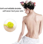 Silicone Body Scrubber, Long Handle Back Scrubber for Shower, Silicone Body Brush Shower Scrubber for Body, Shower Srush Back Brush Body Exfoliator